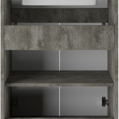 Тумба под умывальник "Енисей 60" Мечта без ящика Бетон  АЙСБЕРГ (DM2332T) | фото 4