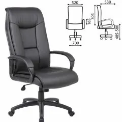 Кресло офисное BRABIX PREMIUM "Work EX-513" (экокожа, черное) 531943 | фото 2