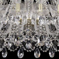 Подвесная люстра Bohemia Ivele Crystal 1411 1411/24+12/460/G | фото 3