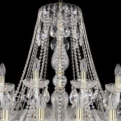 Подвесная люстра Bohemia Ivele Crystal 1411 1411/24+12/460/G | фото 4