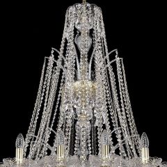 Подвесная люстра Bohemia Ivele Crystal 1411 1411/20/400/XL-120/G | фото 4