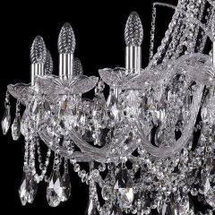 Подвесная люстра Bohemia Ivele Crystal 1411 1411/18/400/h-113/Ni | фото 2