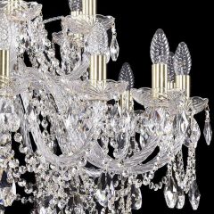Подвесная люстра Bohemia Ivele Crystal 1411 1411/16+8/360/G | фото 2