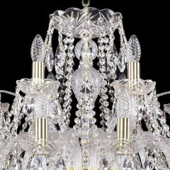 Подвесная люстра Bohemia Ivele Crystal 1411 1411/16+8/360/G | фото 4