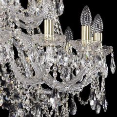 Подвесная люстра Bohemia Ivele Crystal 1411 1411/16+8/360/2d/G | фото 2