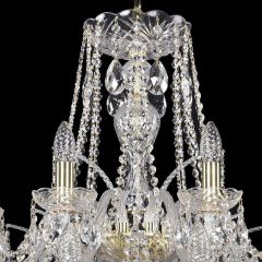 Подвесная люстра Bohemia Ivele Crystal 1411 1411/16+8/360/2d/G | фото 4