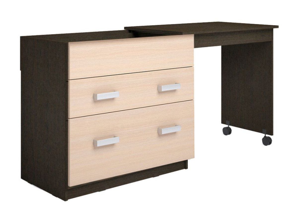 Комод-трансформер, с 2мя ящ. (Венге светлый/Венге темный) | фото 2