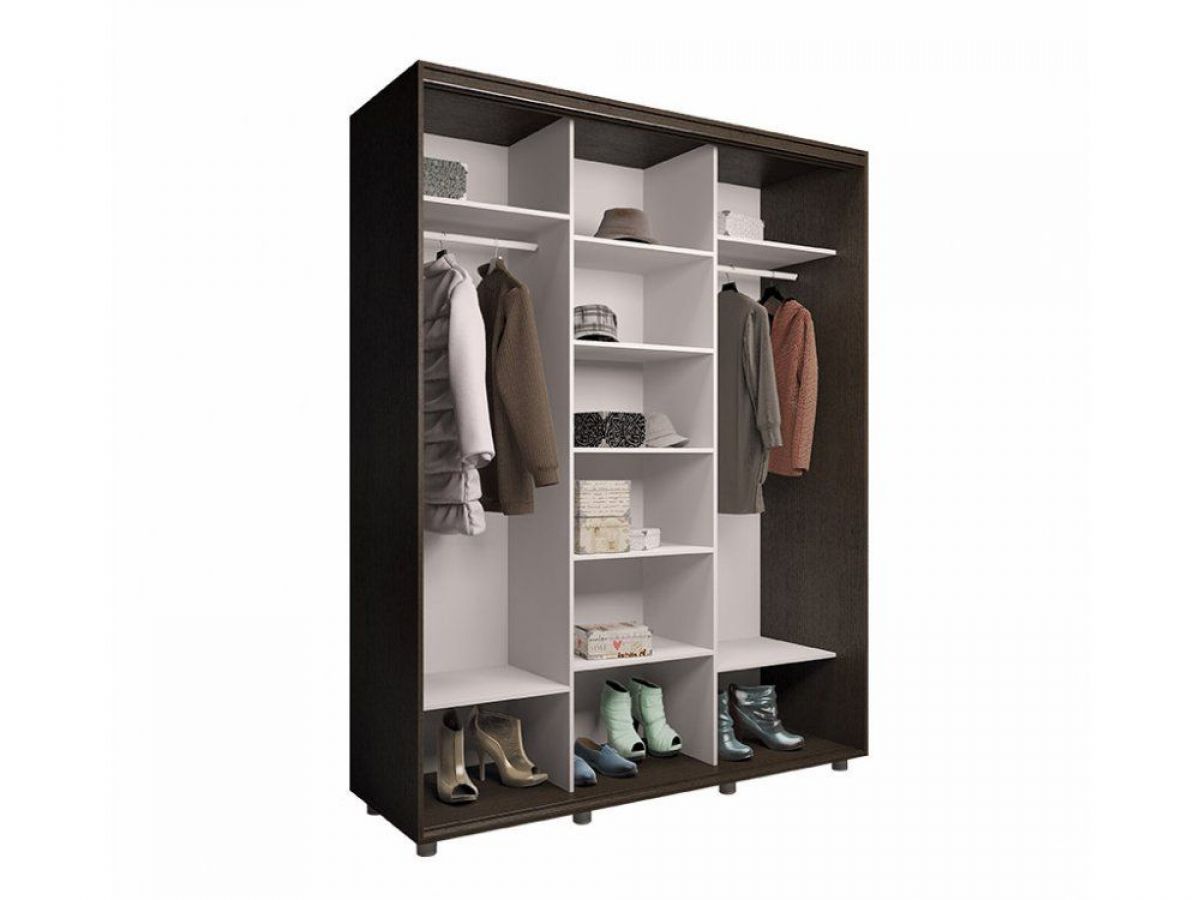 Шкаф-купе "Удачный" 3-хдвер. ОУ 24-6-111 (Венге светлый) | фото 2